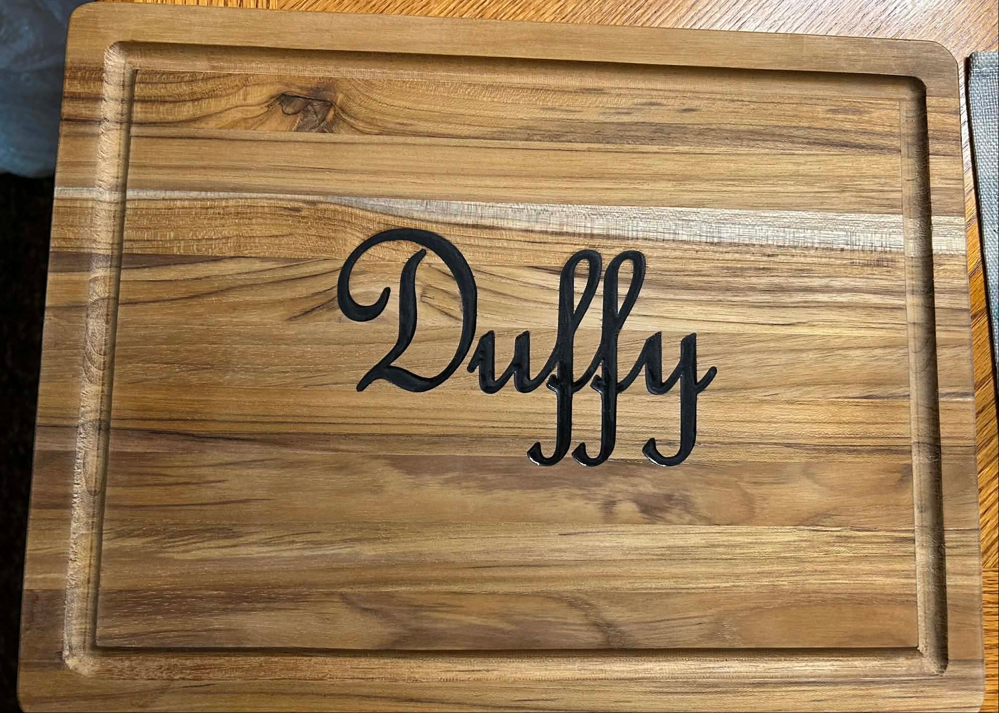 Wood Designed boards with Resin