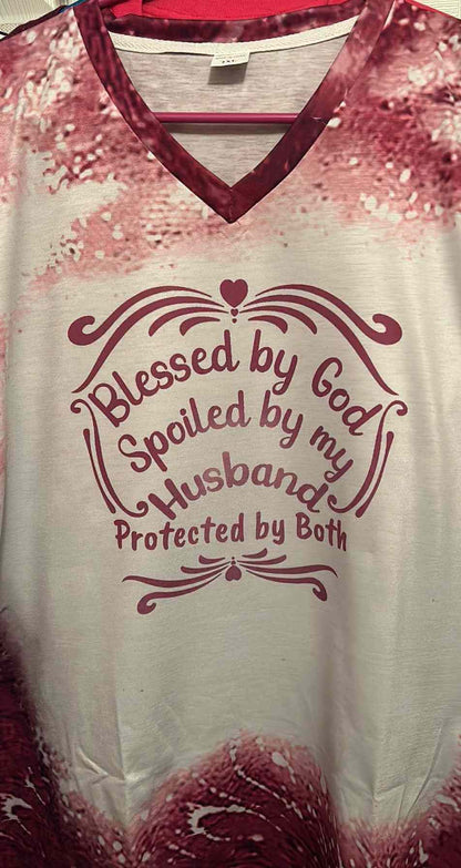 V Neck T-Shirts-Custom Designing 