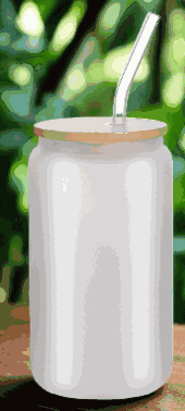 1616 oz Frosted Glass Tumblers-Custom Designing Available