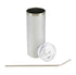 20 oz Silver Glitter Tumbler-Custom Designing