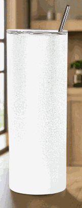 20 oz Skinny Glitter Tumbler-Custom Designing