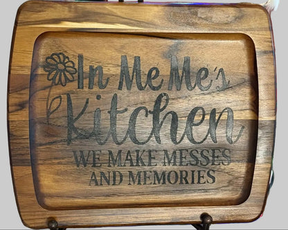 Wood Burned Designed Boards