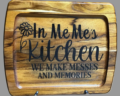 Wood Burned Designed Boards
