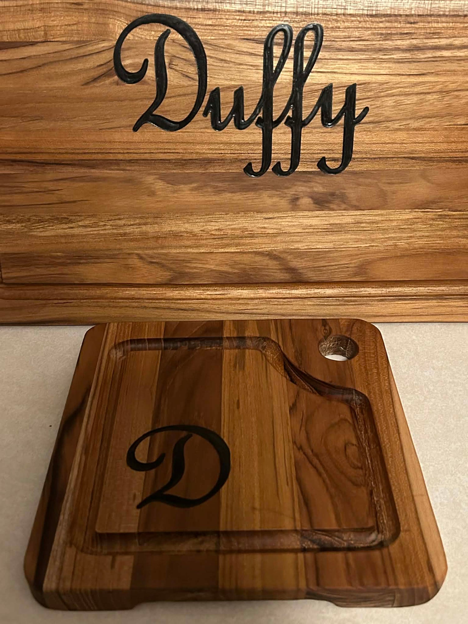 Wood Designed boards with Resin