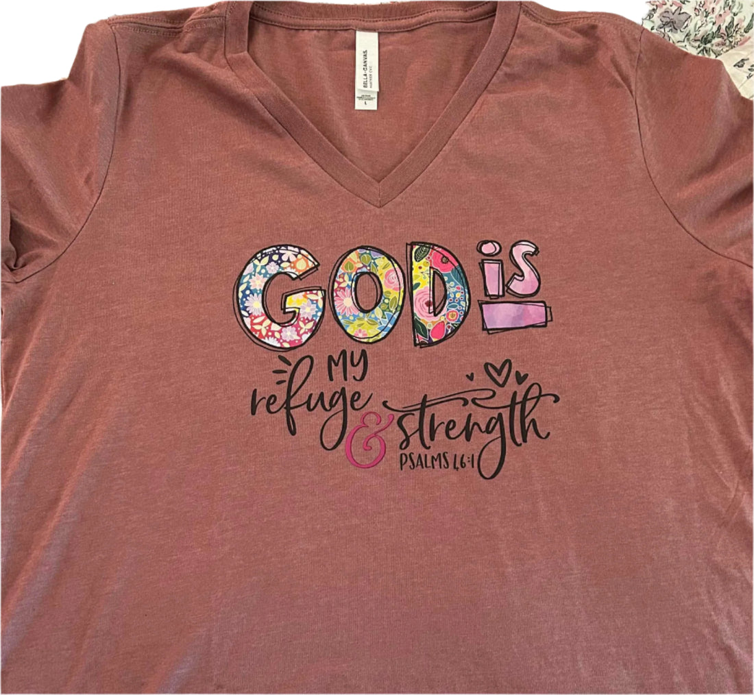 V Neck T-Shirts-Custom Designing 