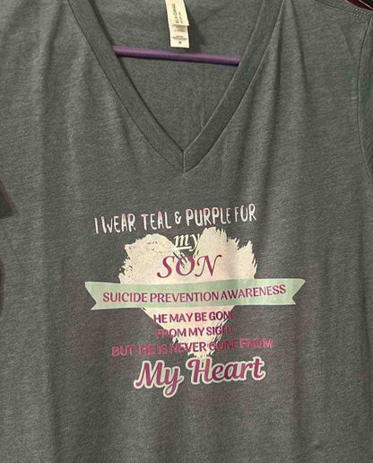 V Neck T-Shirts-Custom Designing 