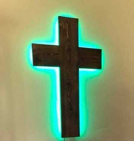 LED Crosses-Various Stains 