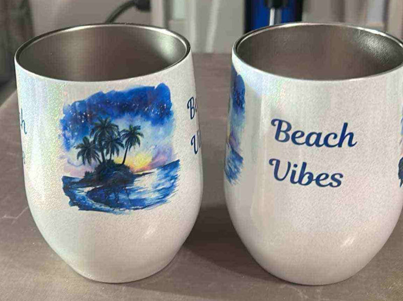 12 oz Wine Tumbler-Custom Designing Available