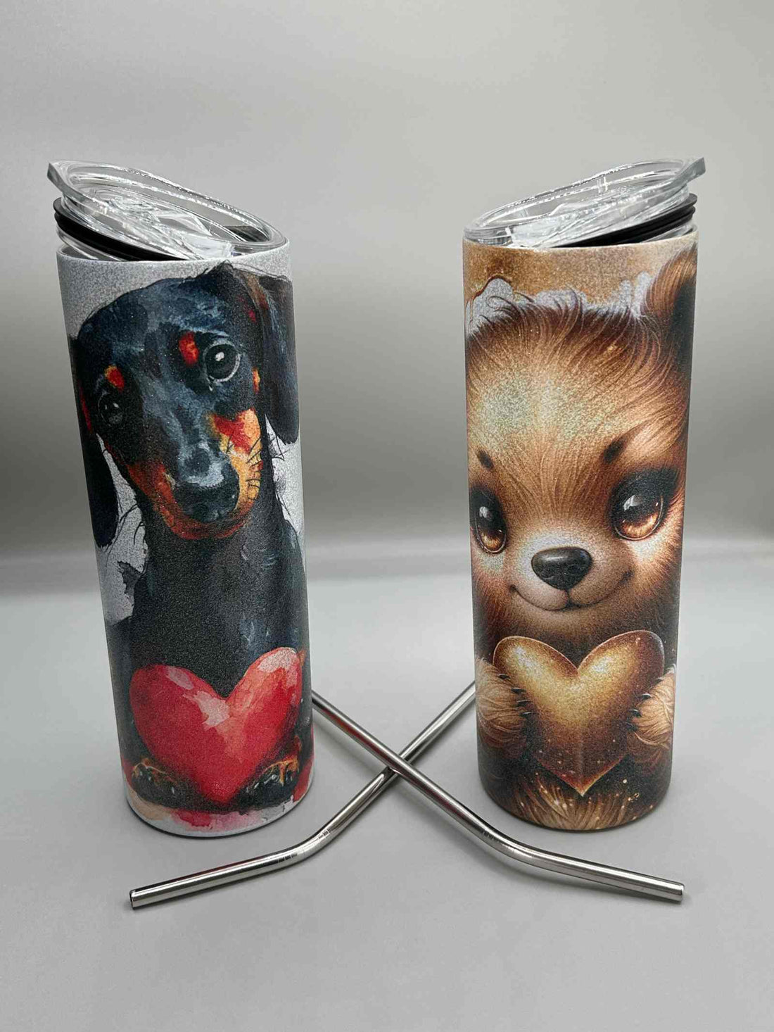 20 oz Skinny Glitter Tumbler-Custom Designing