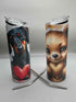 20 oz Skinny Glitter Tumbler-Custom Designing