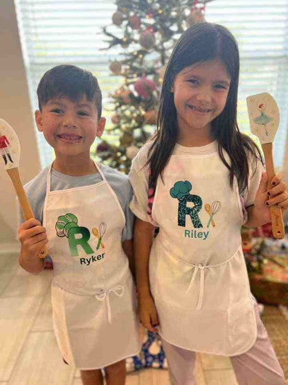 Kids Aprons for Cooking Fun - Durable &amp; Easy to Clean