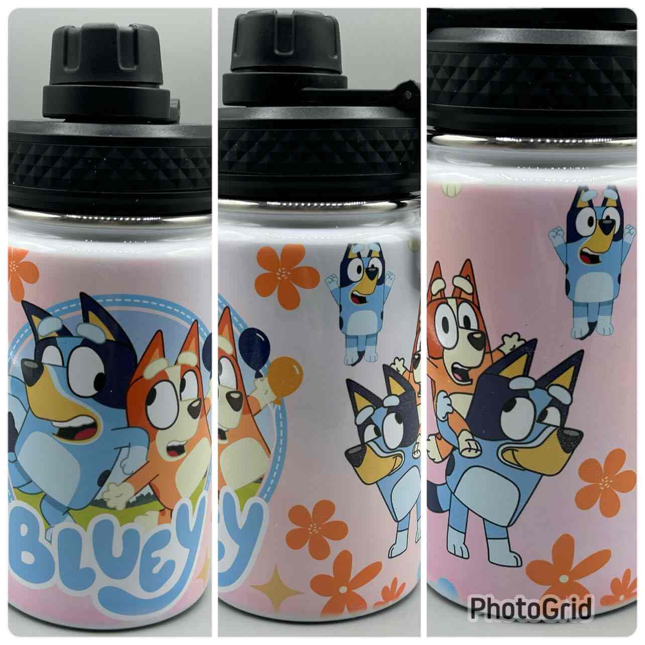 12 oz Kids Small Sport Water Bottle-Custom Designing Available