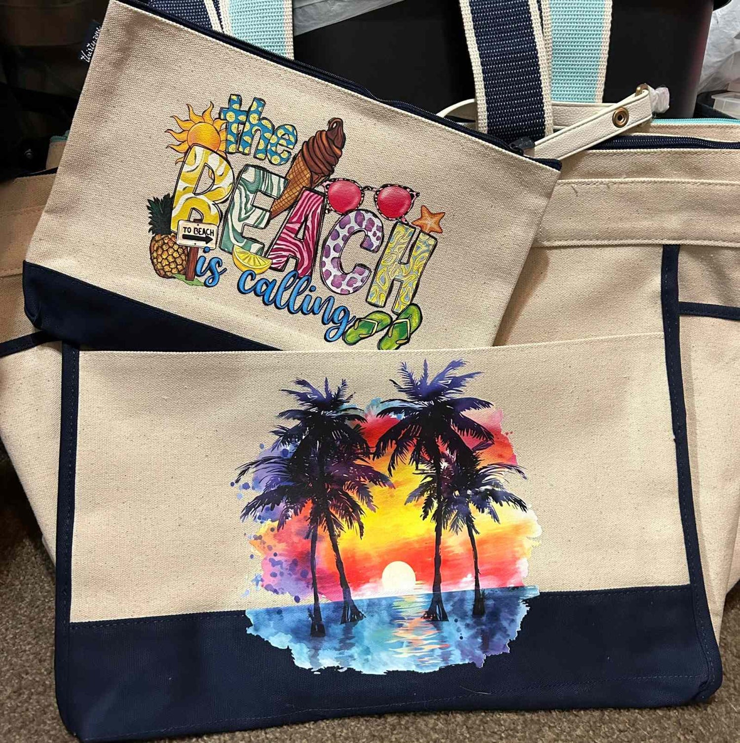 Canvas Tote Bags-Custom Designing 