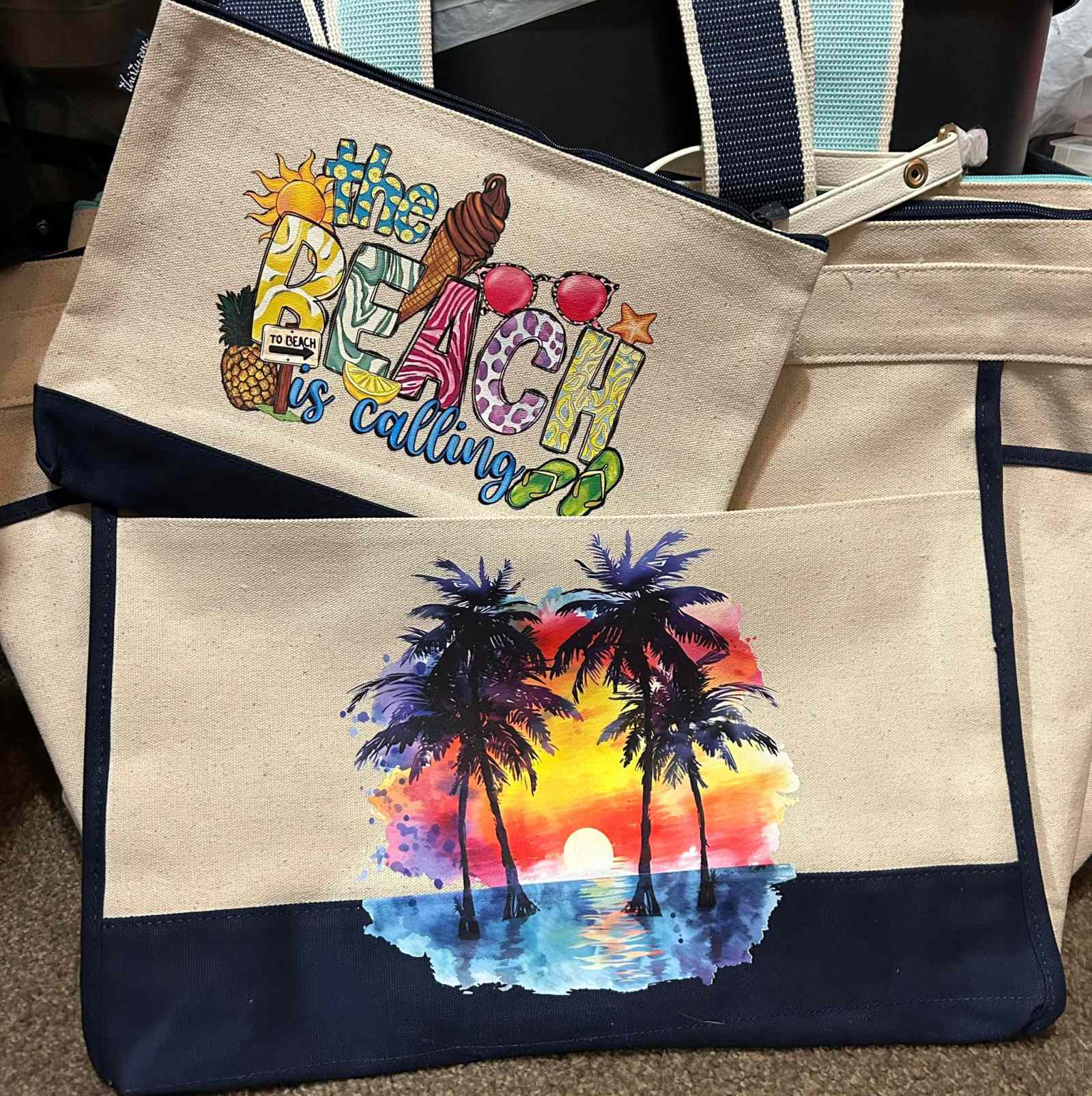 Canvas Tote Bags-Custom Designing 