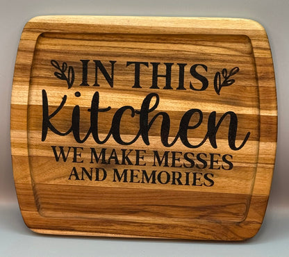 Wood Burned Designed Boards