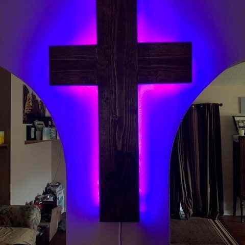 LED Crosses-Various Stains