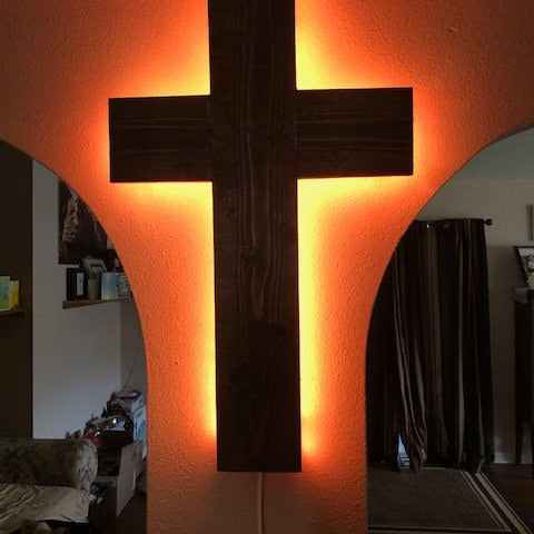 LED Crosses-Various Stains